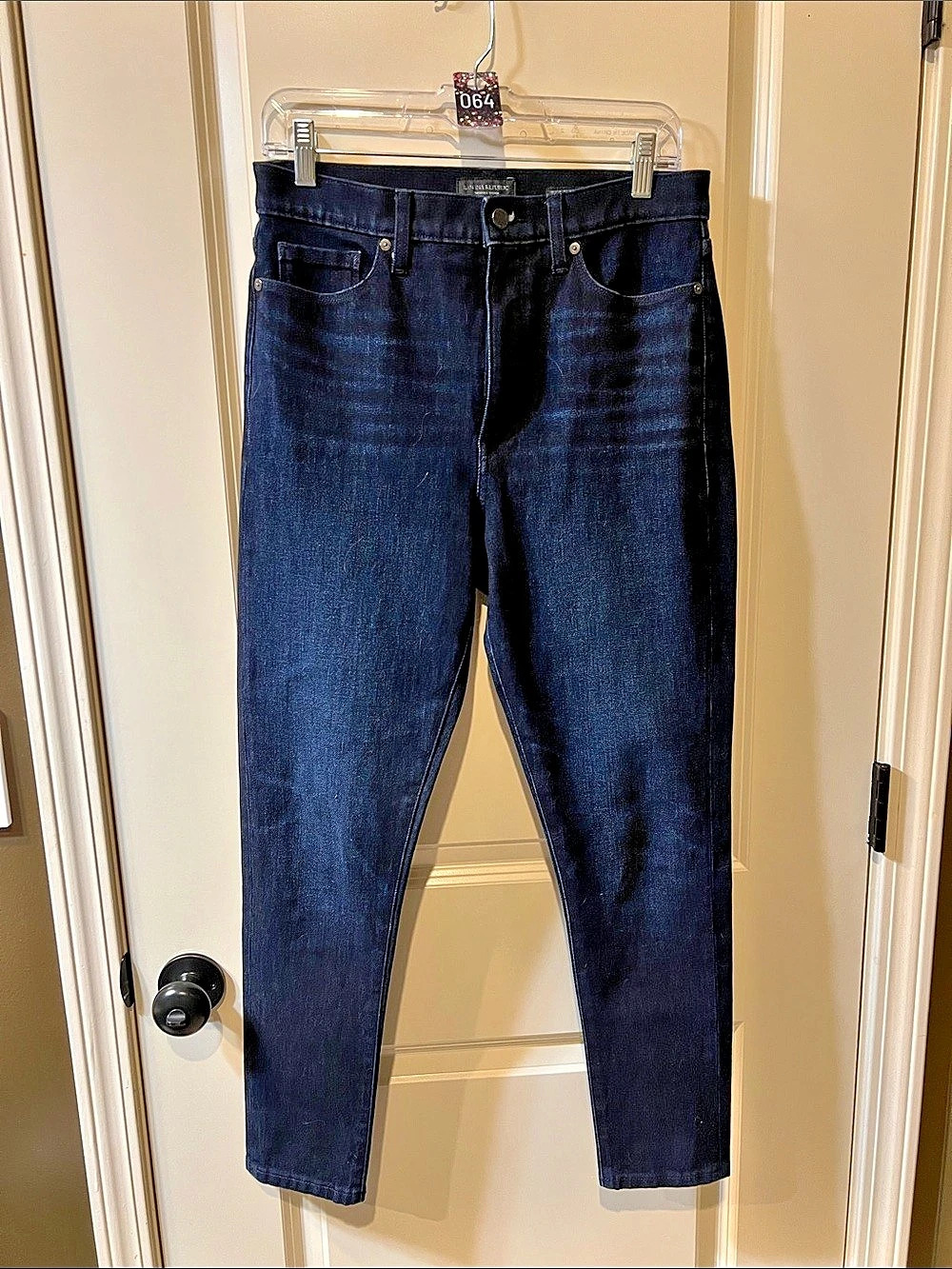 Banana Republic High Rise Skinny Blue Waist 30 Like H064